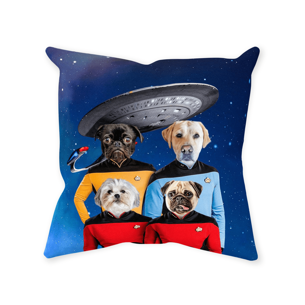 Cojín personalizado para 4 mascotas &#39;Doggo-Trek&#39;