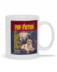 Taza personalizada para 2 mascotas 'Pup Fiction'