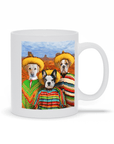 Taza personalizada con 3 mascotas '3 Amigos'