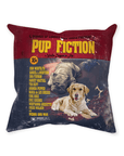 Cojín personalizado para 2 mascotas 'Pup Fiction'