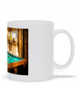 Taza personalizada con 4 mascotas 'The Pool Players'