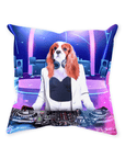 Cojín decorativo para mascotas 'The Female DJ'