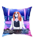 Cojín decorativo para mascotas 'The Female DJ'