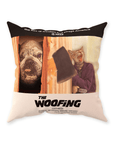 Cojín personalizado para 2 mascotas 'The Woofing'