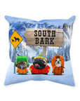 Cojín personalizado para 3 mascotas 'South Bark'