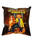 Cojín personalizado para 2 mascotas 'The Doggies'