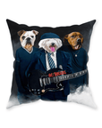 Cojín personalizado para 3 mascotas 'AC/Doggos'