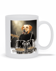 Taza personalizada para mascota 'El baterista'