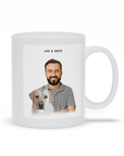 Taza moderna personalizada para mascotas y humanos