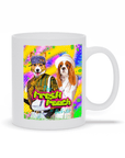 Taza personalizada para 2 mascotas 'The Fresh Pooch'