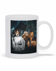 Taza personalizada con 3 mascotas 'Star Woofers 3'