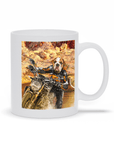 Taza personalizada para mascota 'Dogati Rider'