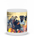 Taza personalizada para 2 mascotas 'Pittsburgh Doggos'