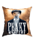 Cojín para mascotas personalizado 'Peaky Woofers'