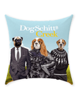 Cojín personalizado para 3 mascotas 'DogSchitt's Creek'