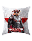 Cojín personalizado para mascotas 'Falcon Doggo'