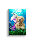 Lienzo personalizado para mascotas 'La Sirena'