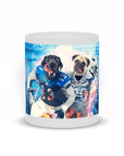 Taza personalizada para 2 mascotas 'Detroit Doggos'