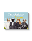 Lienzo personalizado para 4 mascotas 'DogSchitt's Creek'