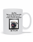 Taza personalizada para mascotas 'Querida mamá mascota'