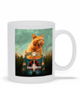 Taza personalizada para mascotas 'Jurassic Meow'