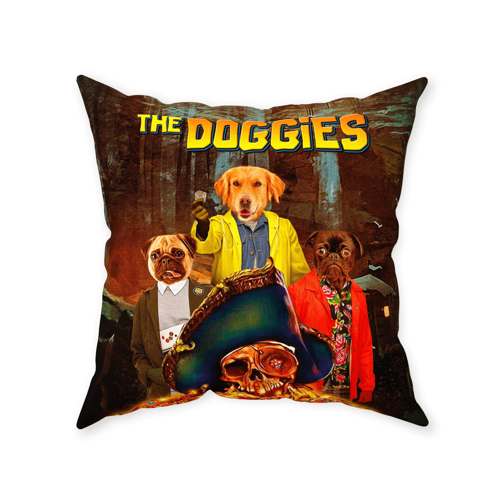 Cojín personalizado para 3 mascotas &#39;The Doggies&#39;