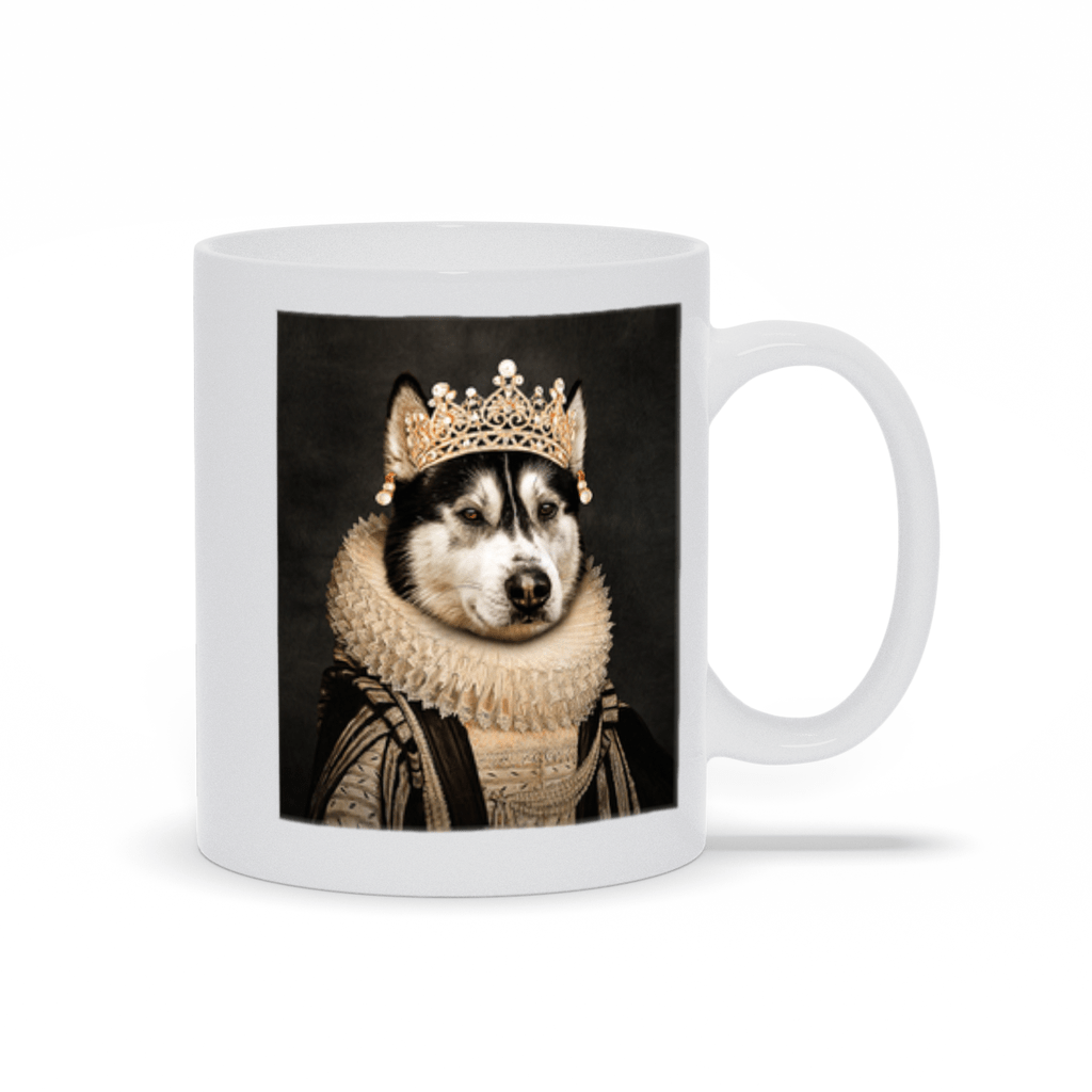 Taza Personalizada para Mascotas &#39;La Dama de las Perlas&#39;