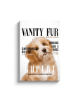 Lienzo personalizado para mascotas 'Vanity Fur'