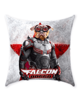 Cojín personalizado para mascotas 'Falcon Doggo'