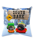 Cojín personalizado para 2 mascotas 'South Bark'