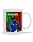 Taza personalizada para mascotas 'Italia Doggos Soccer'