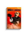 Lienzo personalizado para mascotas 'Bruce Doggo'