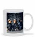 Taza personalizada con 3 mascotas 'The Navy Veterans'