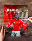 Puzzle personalizado para mascotas 'Switzerland Doggos Soccer'