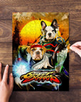 'Street Doggos 2' Puzzle personalizado de 2 mascotas