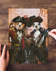 Puzzle personalizado de 3 mascotas 'Los Piratas'