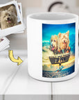 Top Paw: Taza personalizada para 2 mascotas