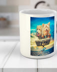 Top Paw: Taza personalizada para 2 mascotas