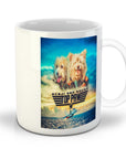 Top Paw: Taza personalizada para 2 mascotas